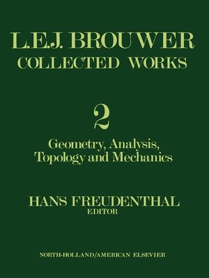 cover image of L. E. J. Brouwer Collected Works